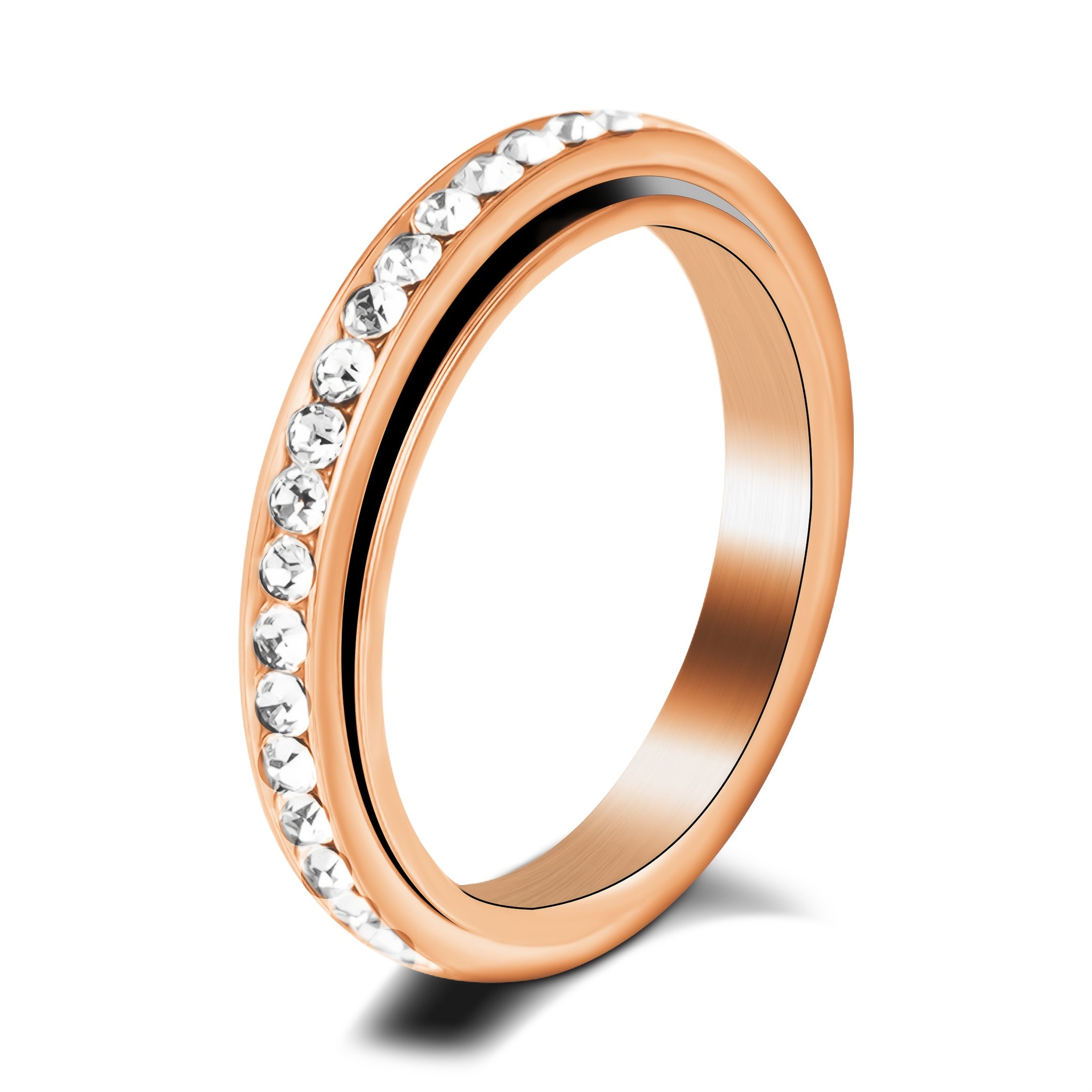 [Rotating Spin Ring] 1pc Rotating Spin Ring - Spinning Motion Jewelry, Minimalist Everyday & Party Ring for Women & Men, Durable Metallic Finish - Ideal Gift for Birthdays, Anniversaries, Formal Events - Year-Round Accessory, Versatile Fashion Piece,