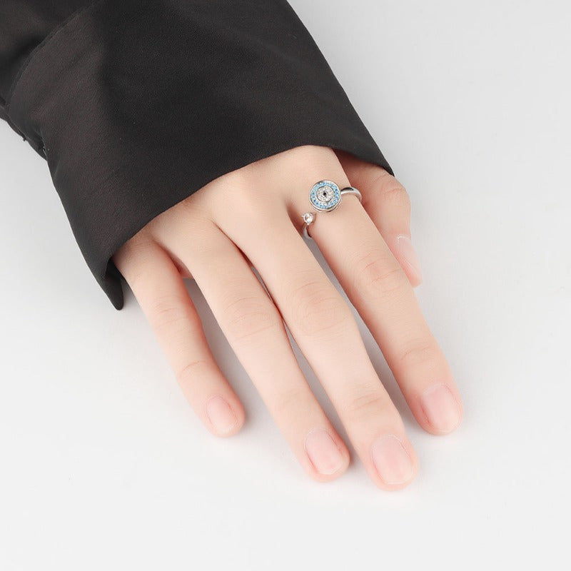 1pc Retro Bohemian Butterfly Insect Flowers Rotatable Copper Multicolor Women's Open Ring Daily Party Gift